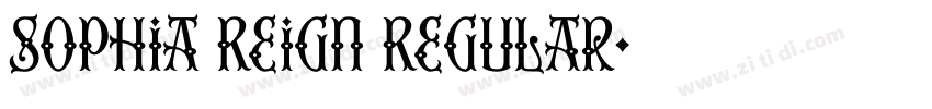 Sophia Reign Regular字体转换